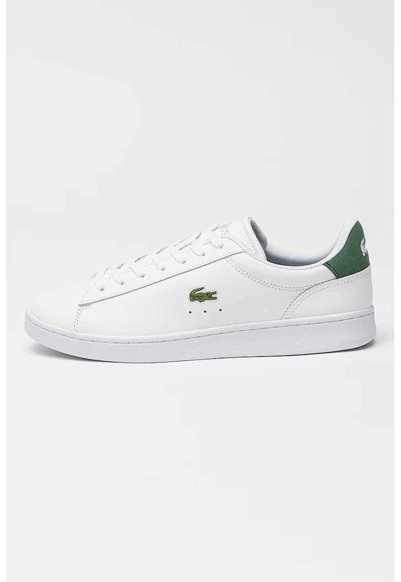 Lacoste Кожени спортни обувки Carnaby Set - Бял/Черен