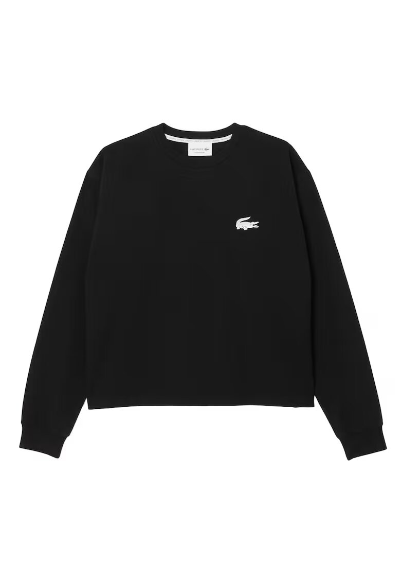Lacoste Суитшърт с овално деколте и лого