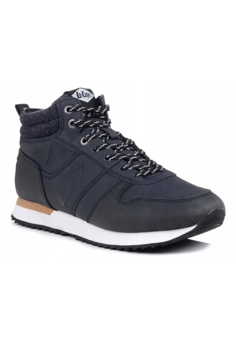 Lee Cooper Ghete din piele ecologica cu talpa contrastanta