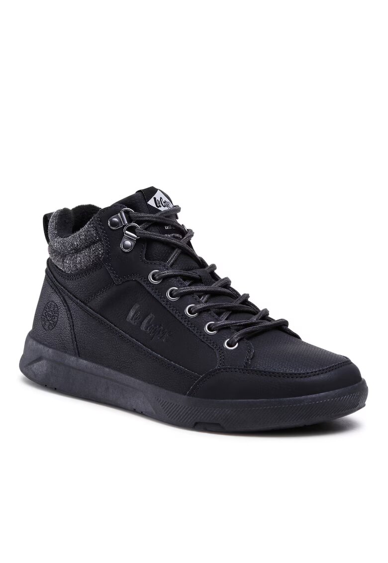 Lee Cooper Мъжки обувки - 301271857 - Еко кожа - Черни
