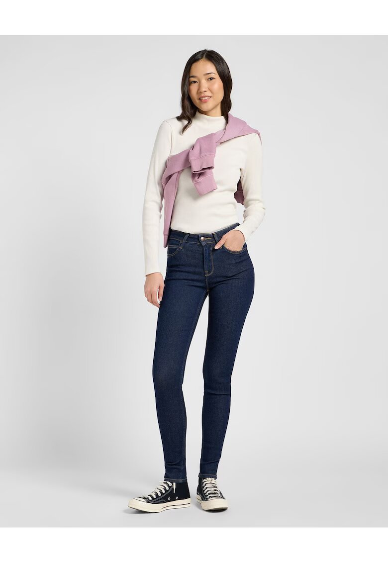 Lee Дамски дънки - Scarlett High - Skinny Fit - Висока талия - Цип - Дълги - 5 джоба - Памук - W27-L31 US