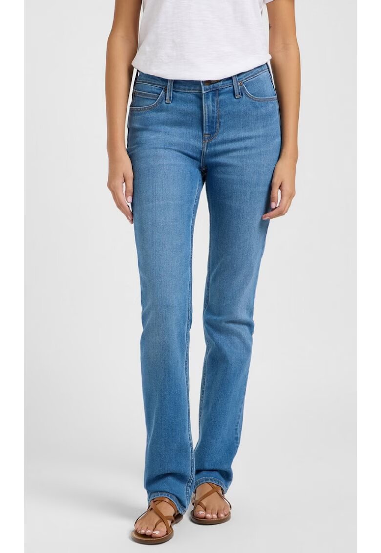 Lee Дамски прави дънки Marion - памук/полиестер/еластан