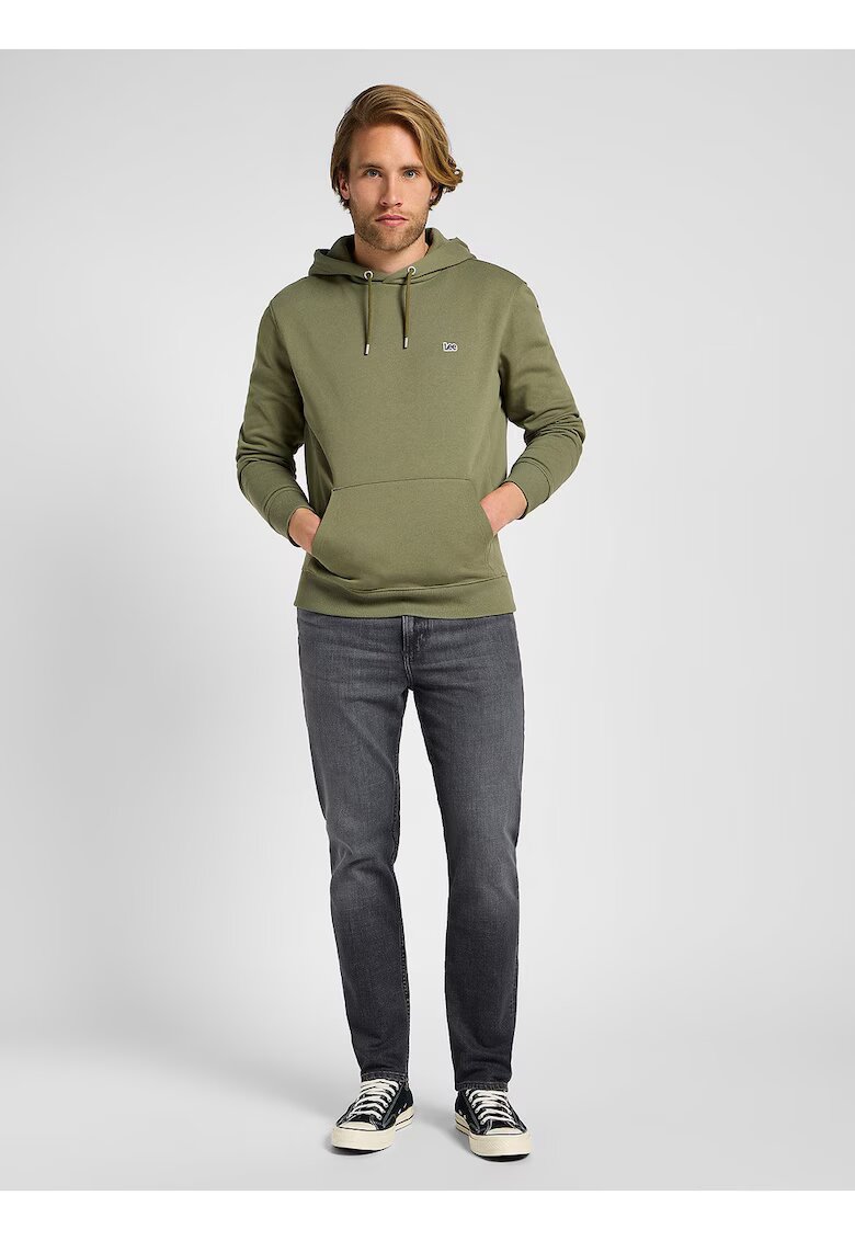 Lee Мъжки дънки - Austin - Regular Fit - Средна Талия - Цип - Дълги - 5 Джоба - Памук - Сиви