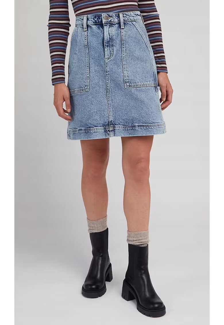 Lee Пола модел WORKWEAR MILITARY - деним - синя - цип