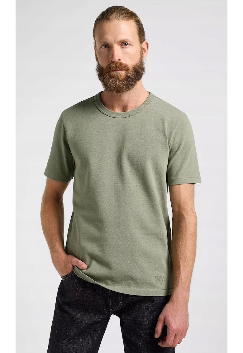 Lee Тениска 101 CORE TEE - зелена - памук