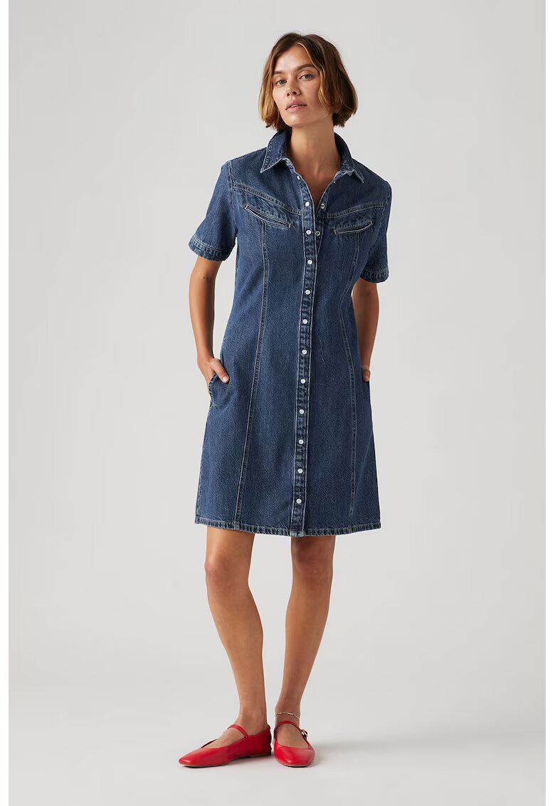 Levis Дънкова рокля Rinoa с копчета