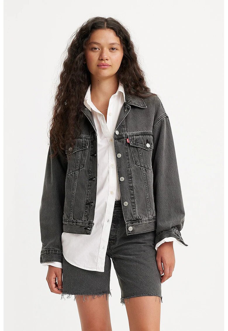 Levis Дънково яке 90's Trucker със свободна кройка