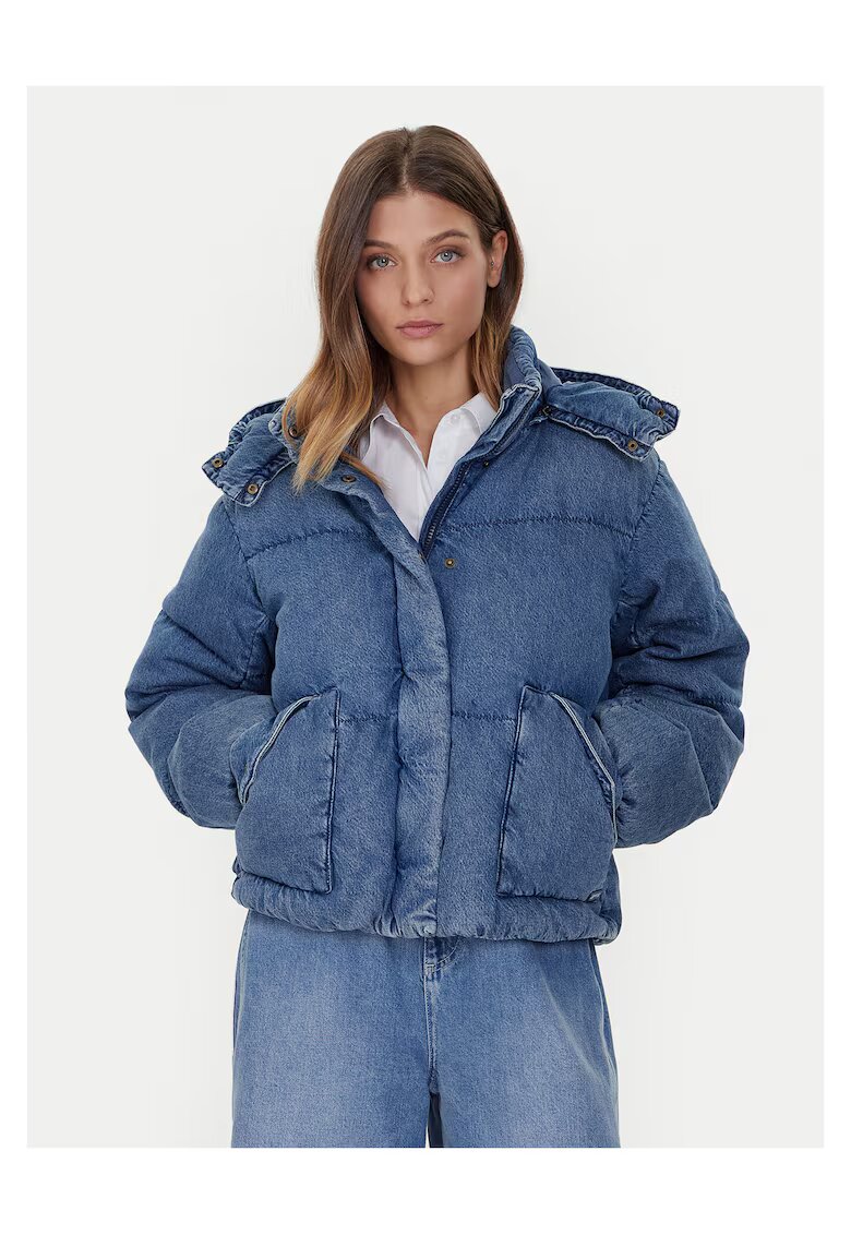 Levis Geaca de puf dama albastru