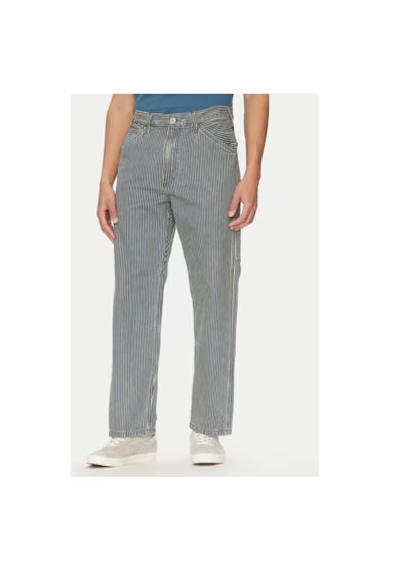 Levis Мъжки панталон размер S - 55849-0058 - памук - бял/черен - Бял/Черен