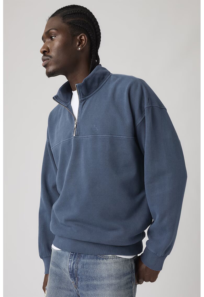 Levis Памучен суитшърт с къс цип