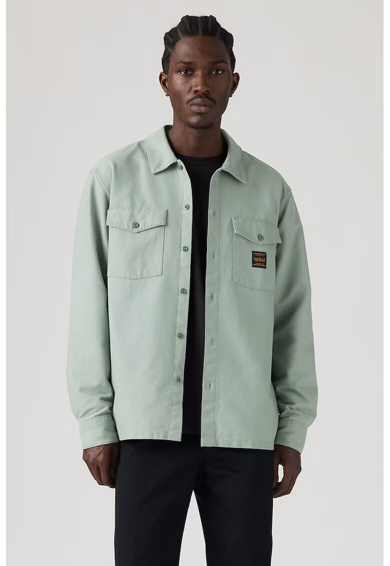 Levi's Памучна риза с джобове с капачета