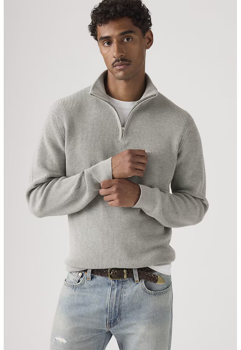 Levis Пуловер Housemark с къс цип