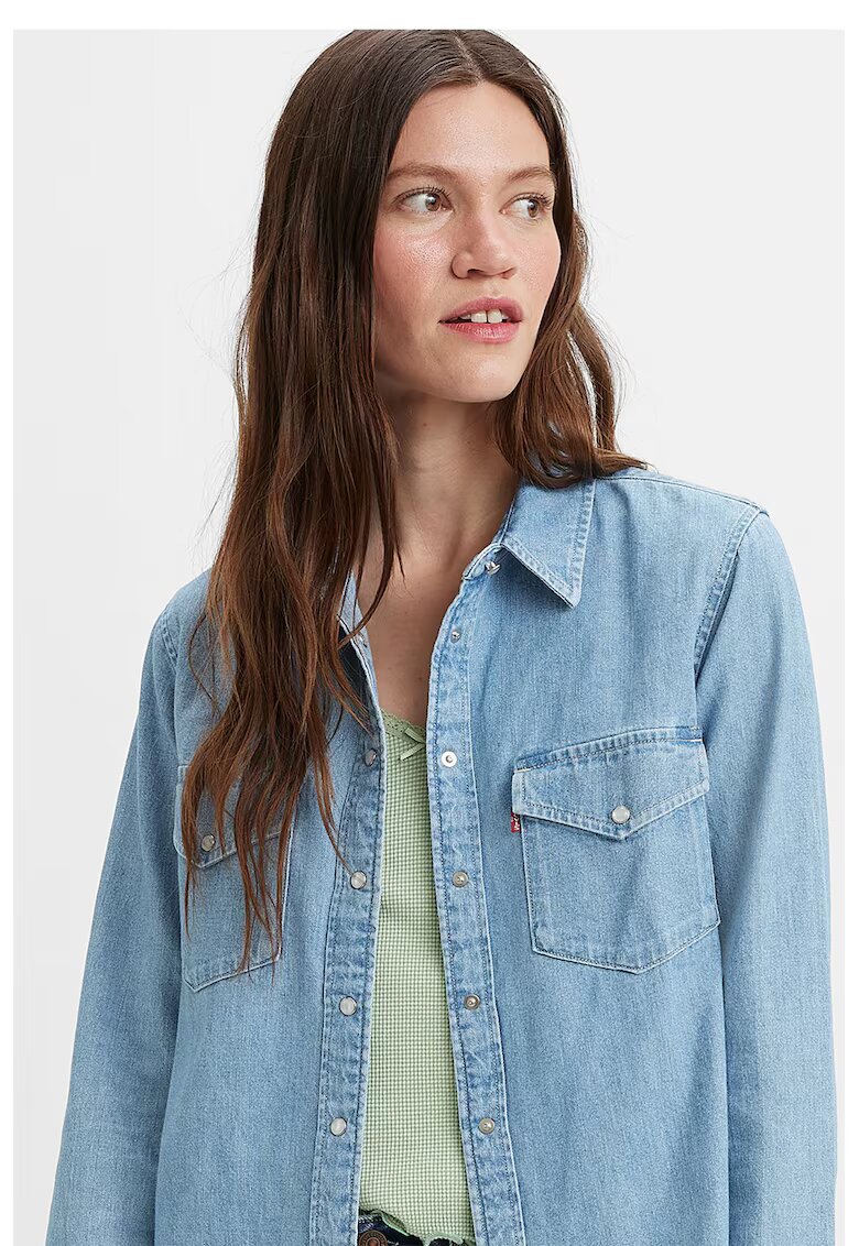Levis Риза от деним с джобове на гърдите