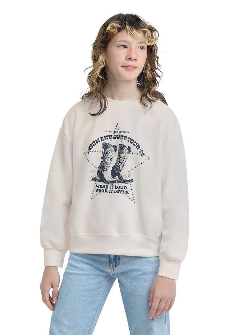 Levi's Суитшърт с памук с фигурален принт
