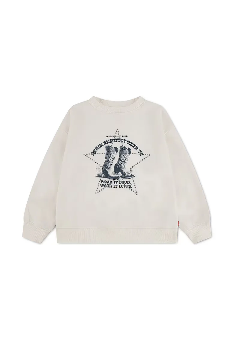 Levi's Суитшърт с принт и нитове