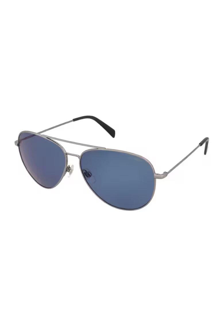 Levi's Унисекс слънчеви очила Aviator - Сребрист