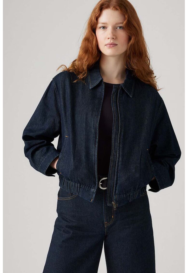 Levis Яке от деним с цип и джобове встрани