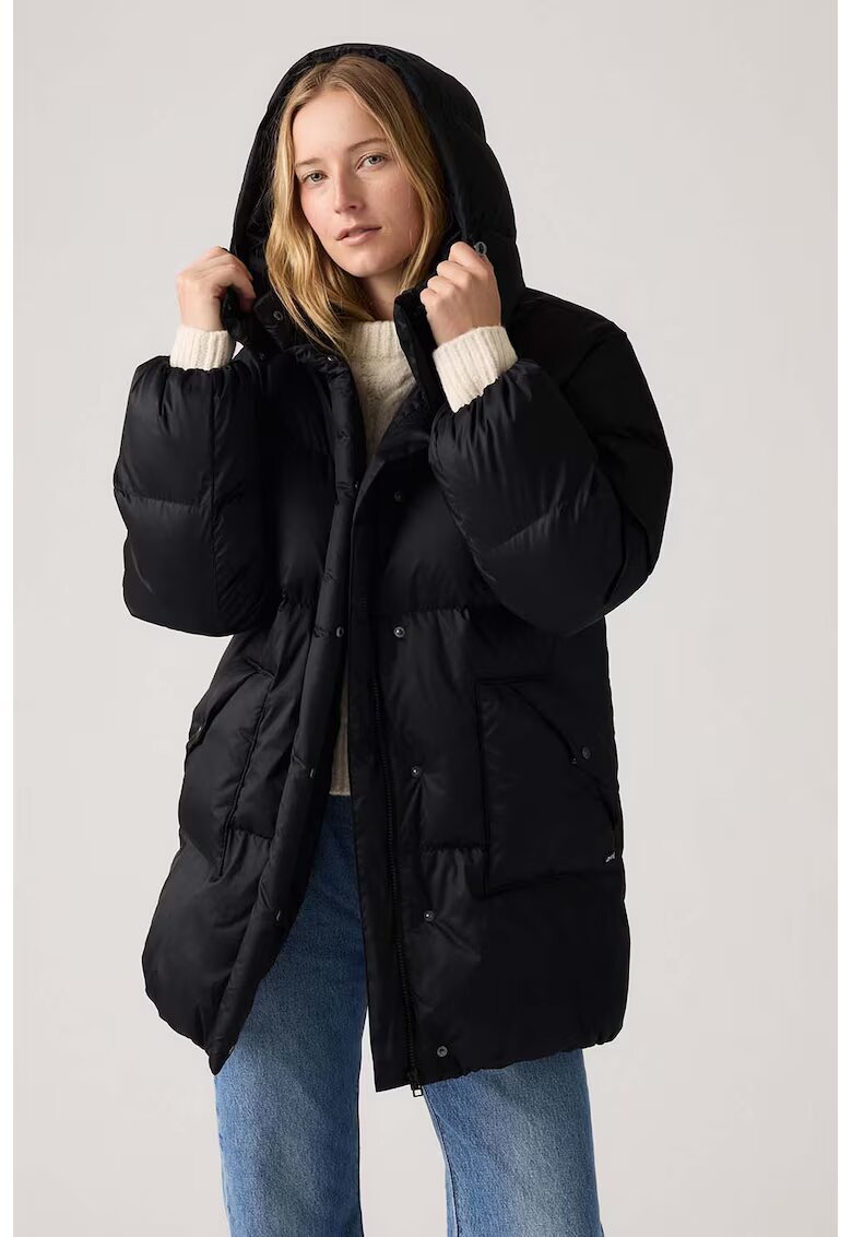 Levis Зимно яке с отделяща се качулка