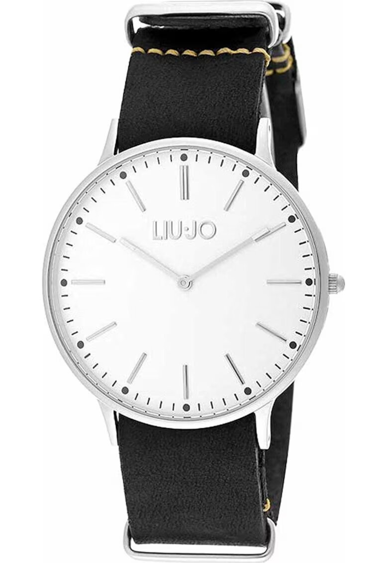 LiuJo Мъжки часовник - - Модел TLJ965 - Естествена кожа/Стомана - 41мм - Черен/Сребрист