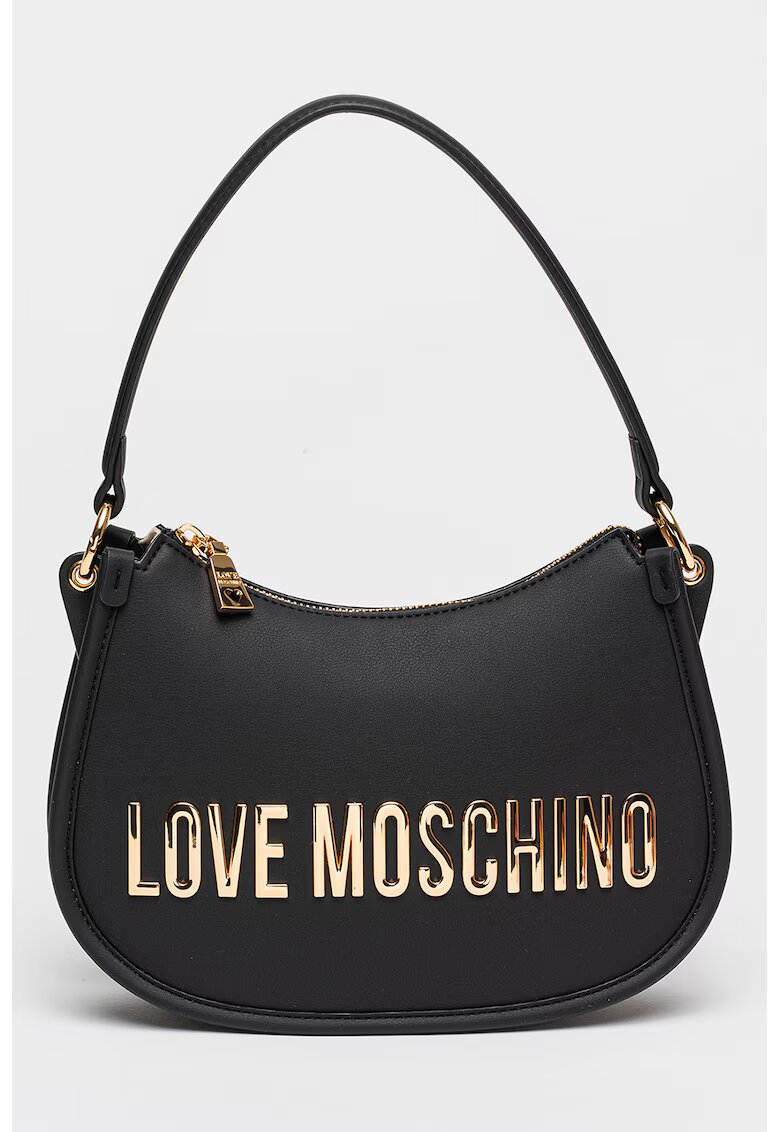 Love Moschino Чанта през рамо от еко кожа с метално лого