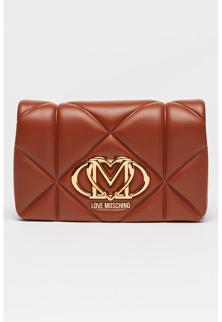 Love Moschino Чанта през рамо от еко кожа с презрамка с верижка