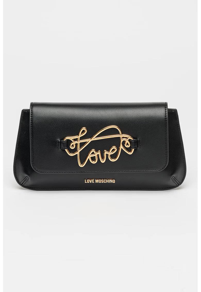 Love Moschino Чанта през рамо от еко кожа с презрамка с верижка