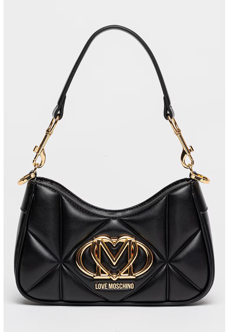 Love Moschino Чанта през рамо с метално лого