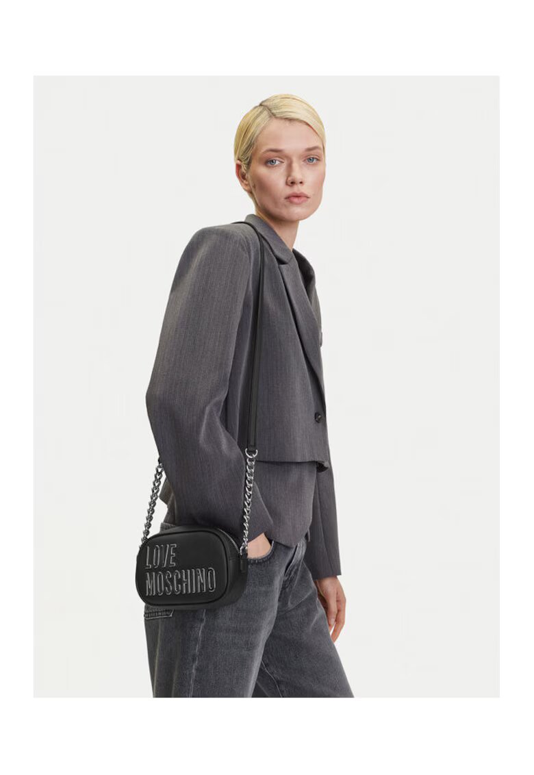 Love Moschino Дамска чанта екологична - черна