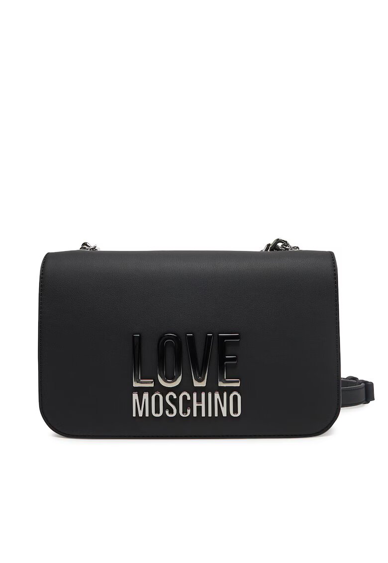 Love Moschino Дамска чанта екологична кожа - черна - модел JC4254PP0MKD000B