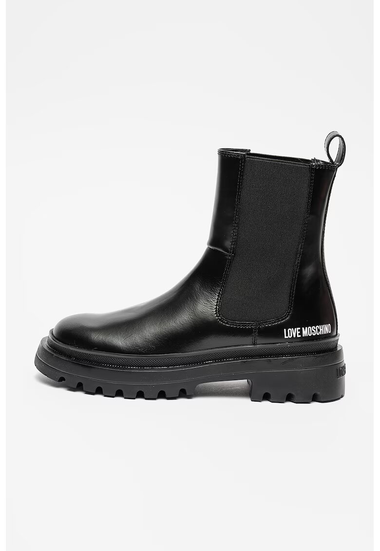 Love Moschino Кожени боти Chelsea