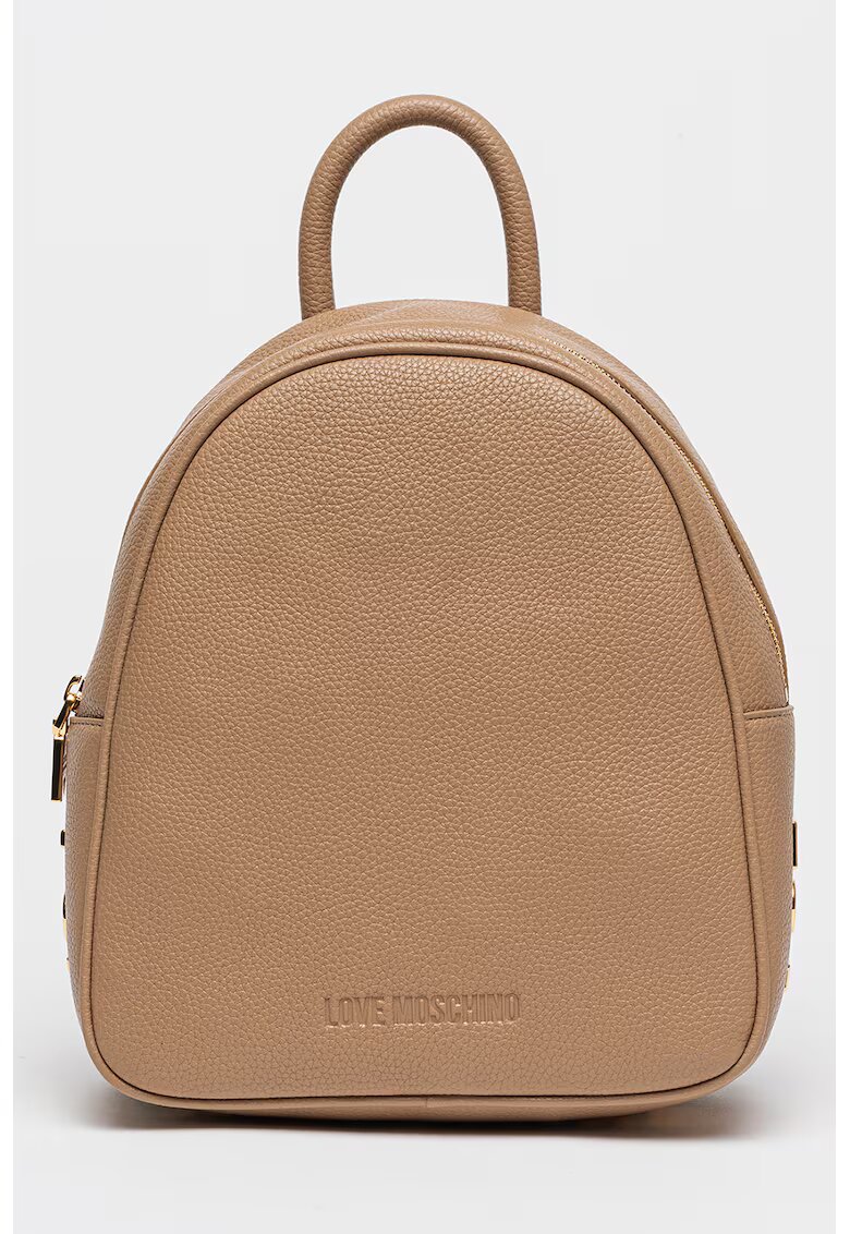 Love Moschino Раница Zaino от еко кожа с метално лого