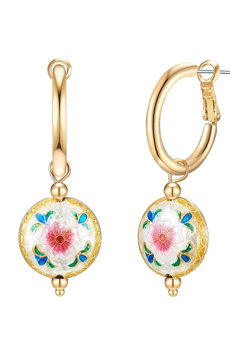 Lulu  Jane Обеци с покритие от 14K злато
