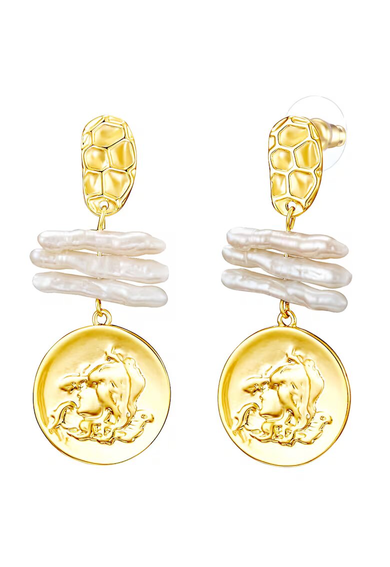 Lulu  Jane Висящи обеци с покритие от 14K злато