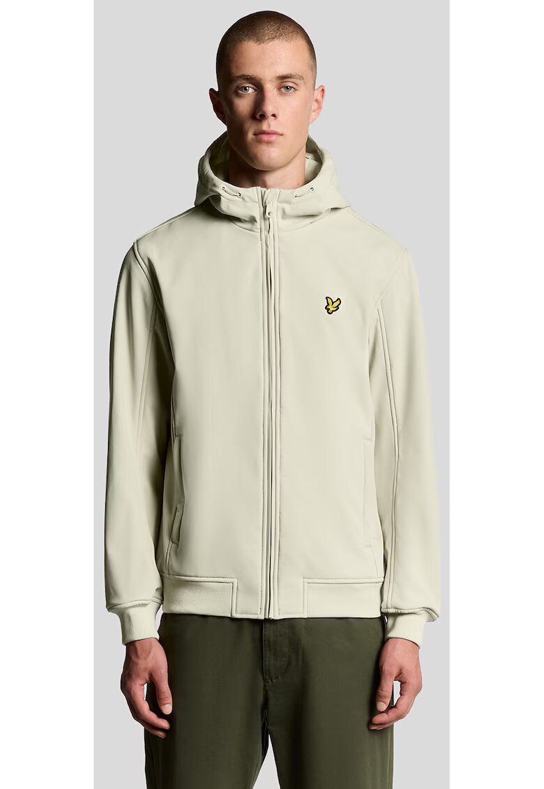 Lyle & Scott Суитшърт с качулка - странични джобове - закопчаване с цип и дискретно лого - размер