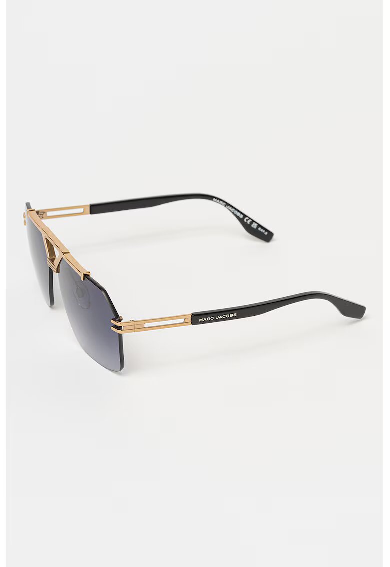 Marc Jacobs Слънчеви очила Aviator с градиента - Златист/Черен
