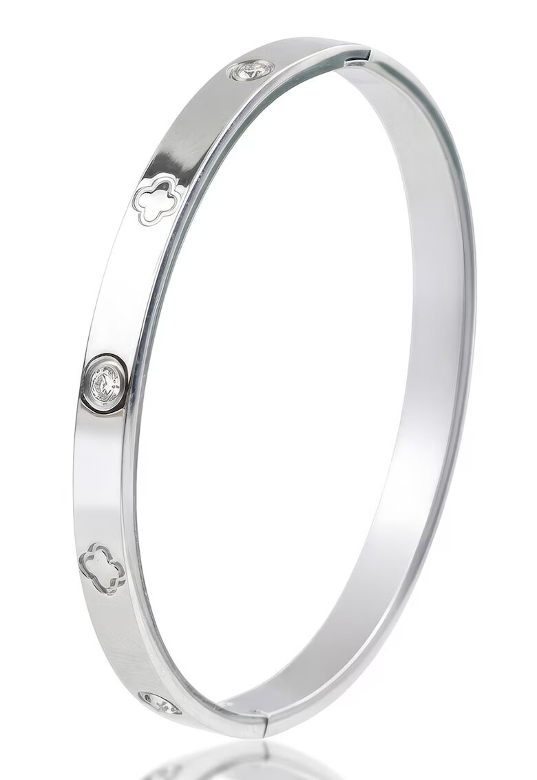 Marc Malone Гривна от неръждаема стомана с кристали