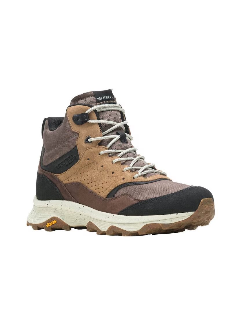 Merrell Мъжки боти Speed Solo Mid Wp - - Естествена кожа