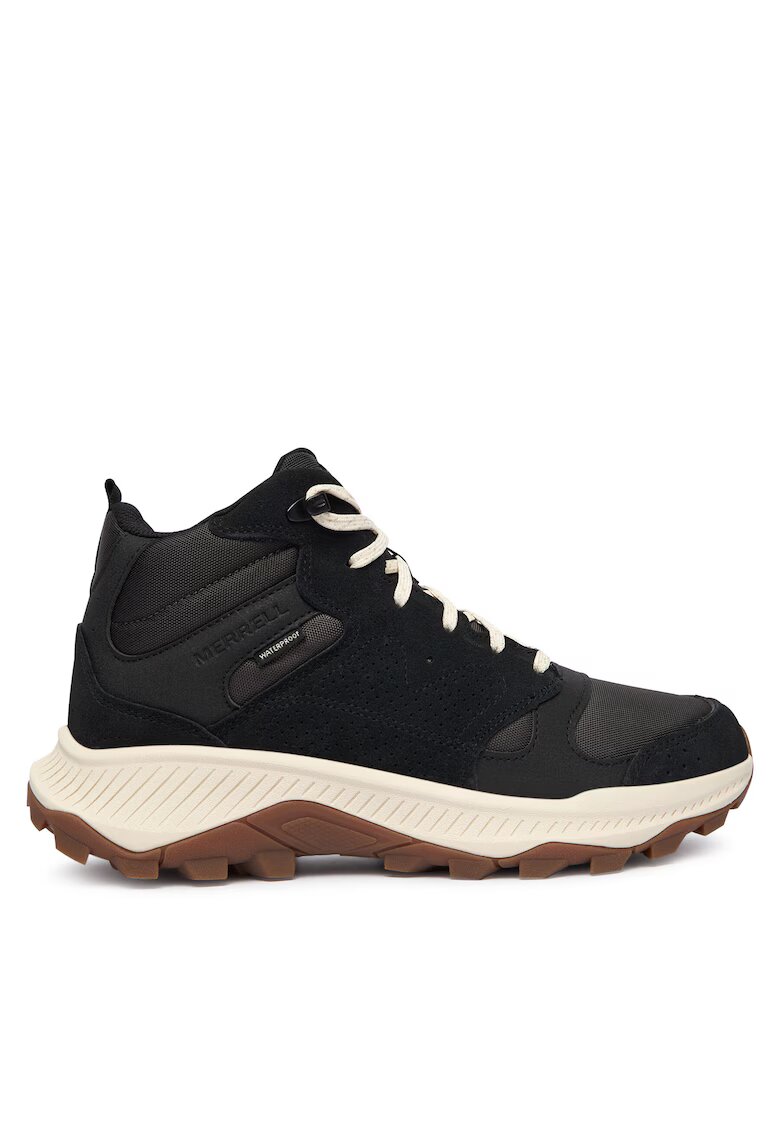 Merrell Мъжки спортни обувки Coal Tempo Sol Mid - естествена кожа - черни