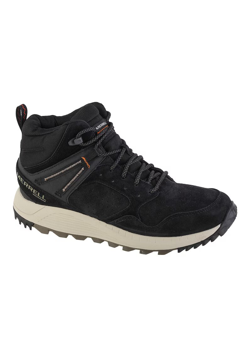 Merrell Зимни боти - Wildwood Sneaker Mid WP J067285 - черни