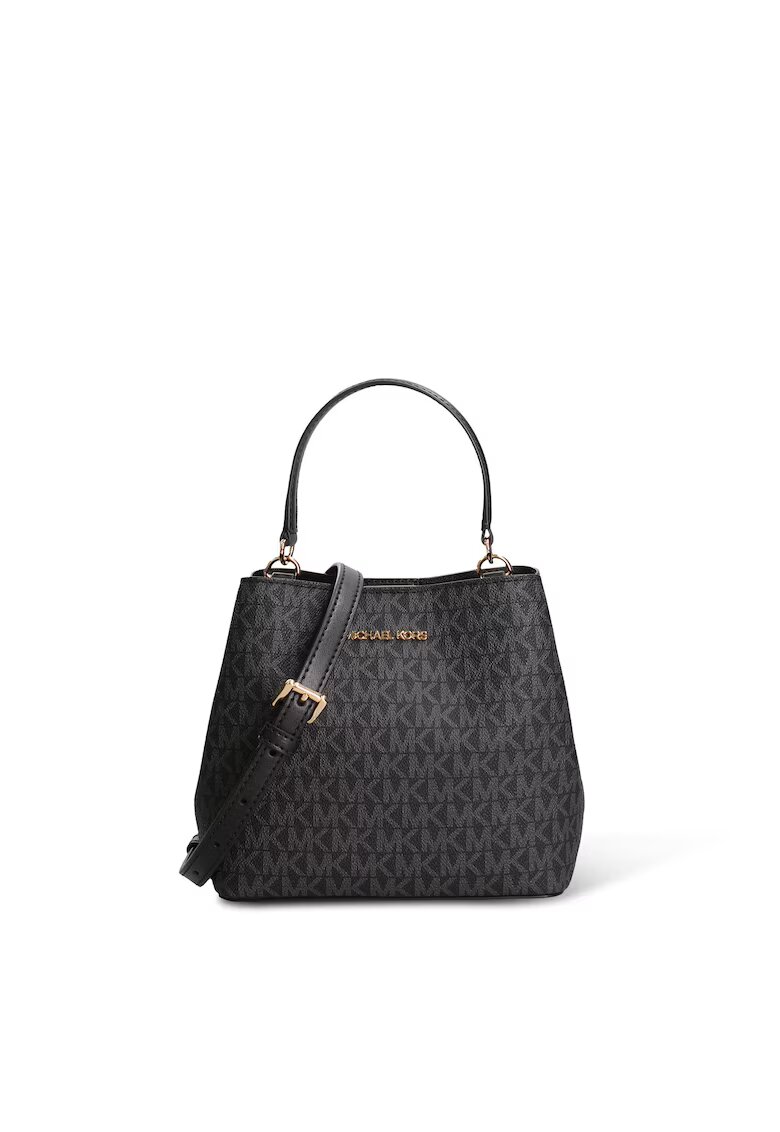 Michael Kors Чанта от платно с монограм - - 17 x 20 x 10.8 cm