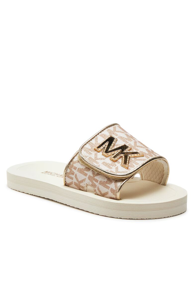 Michael Kors Чехли за момичета MK100946 - Бели - Текстил