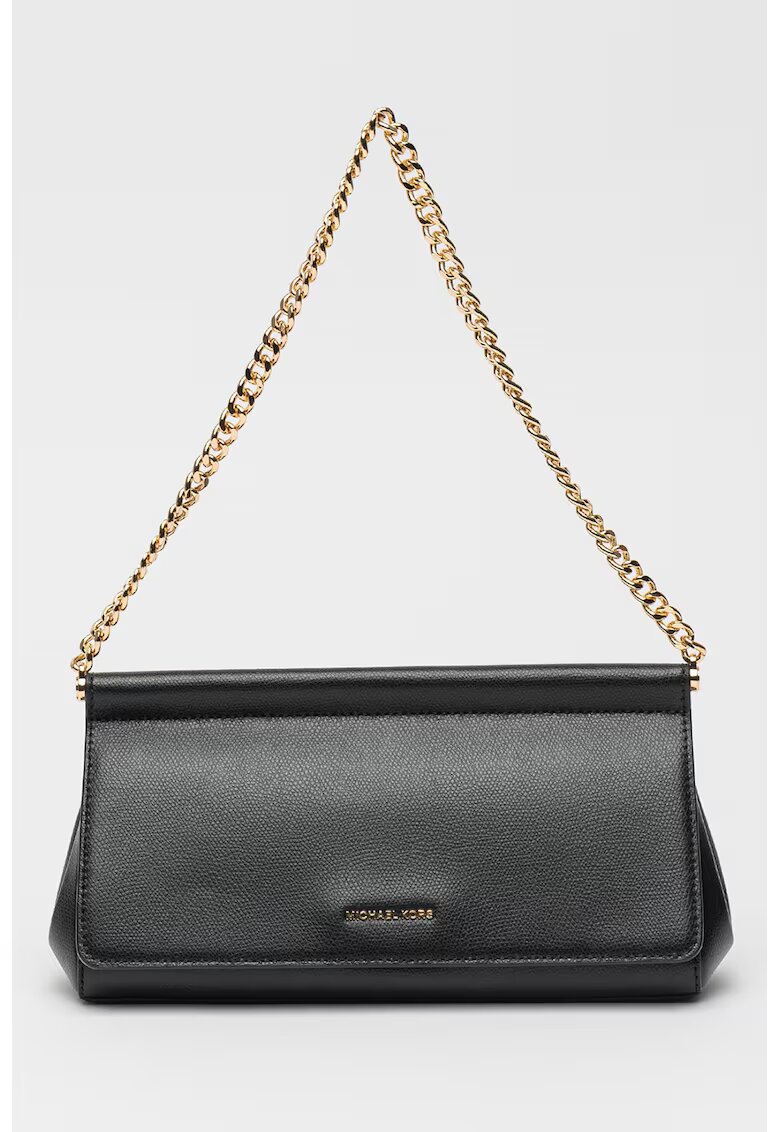 Michael Kors Кожена чанта Carmine с презрамка с верижка