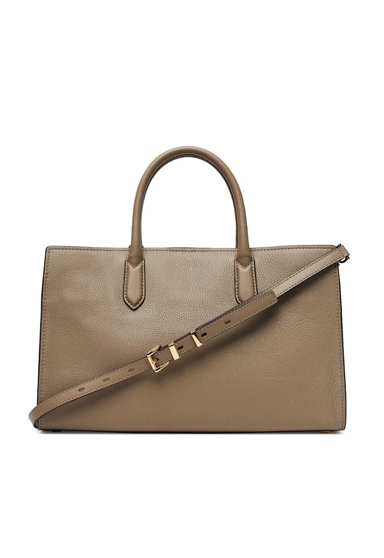 MICHAEL Michael Kors Дамска чанта Birch 115 - цвят Scarlett - от естествена кожа