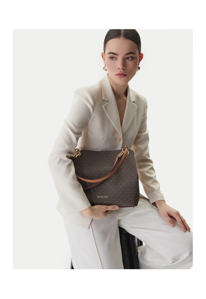MICHAEL Michael Kors Дамска чанта Kensington - цвят Brn/Acorn - размери 30x30см