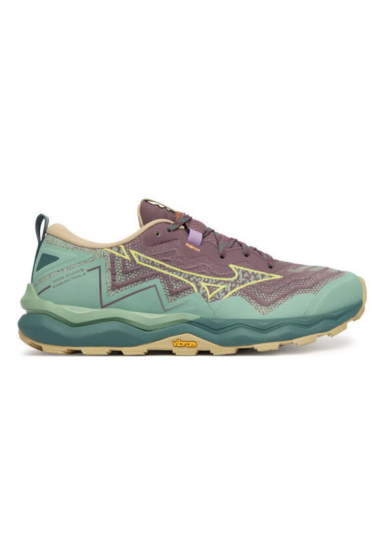 Mizuno Мъжки спортни обувки J1GK2571 - за бягане - зелени - текстил