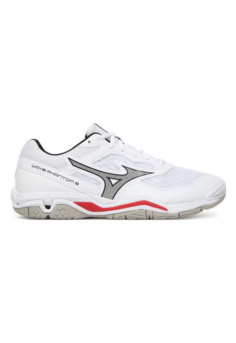 Mizuno Мъжки спортни обувки - от екологична кожа - бели