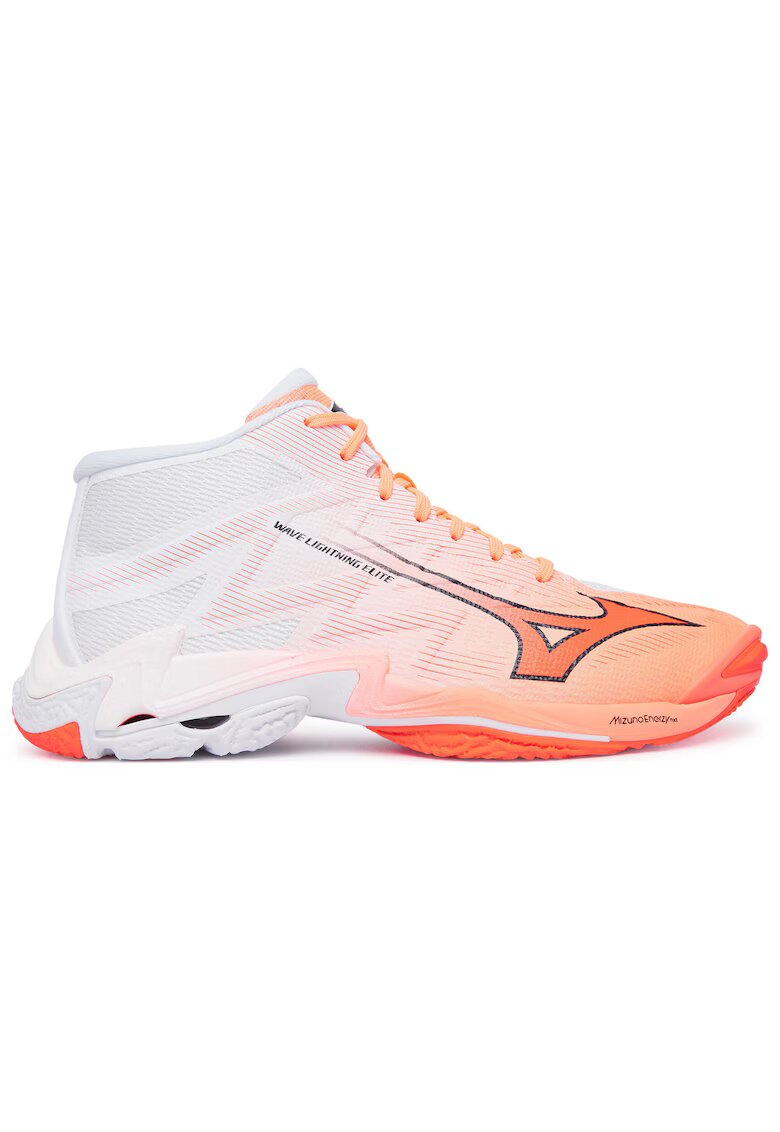 Mizuno тенис маратонки от текстил Wave Lightning Elite - розов/оранжев