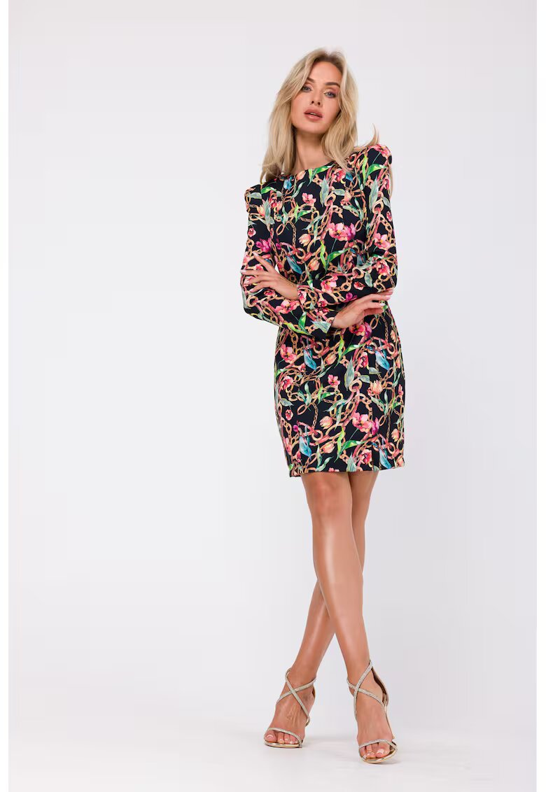 MOE Rochie mini imprimata -