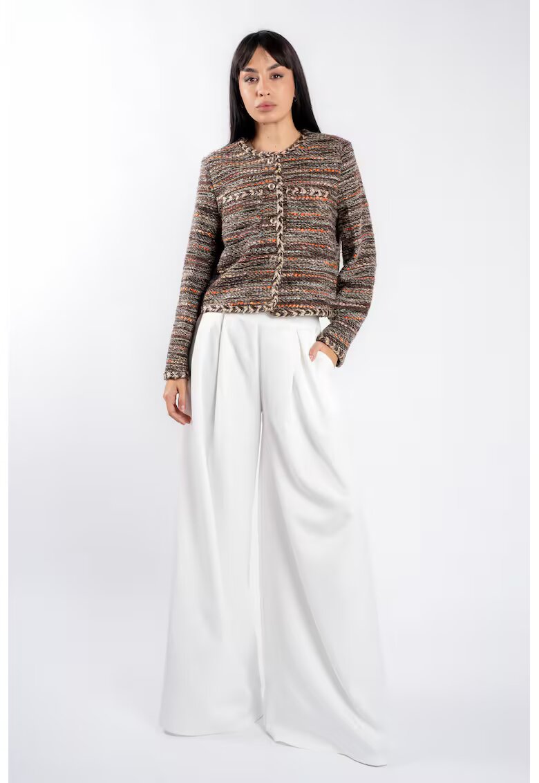 Monarh design Cardigan texturat - cu nasturi