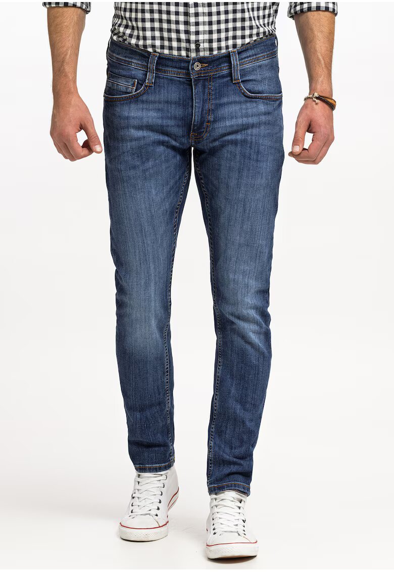 Mustang Мъжки дънки Oregon Tapered - Деним синьо - Ниска талия - W31 L32